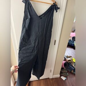 United by Blue, size L, charcoal color jumpsuit.